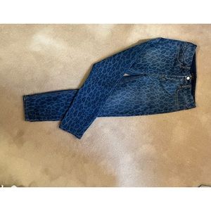 Jen 7 7 for all mankind leopard print jeans